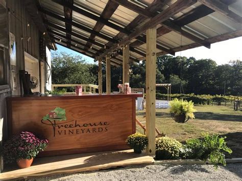 Treehouse winery - Thank you and we look forward to your celebrations and events at Treehouse Vineyards! info@treehousevineyards.com; 704-283-4208; 301 Bay St, Monroe, NC 28112; 